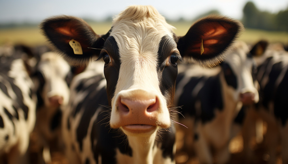 Comment appelle-t-on les vaches blanches avec des tâches noires ?